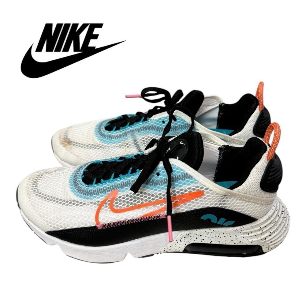 Nike Air Max 2090 'White Turf Orange Speckled CJ4066-106 Youth Sneakers 6.5 6.5Y
